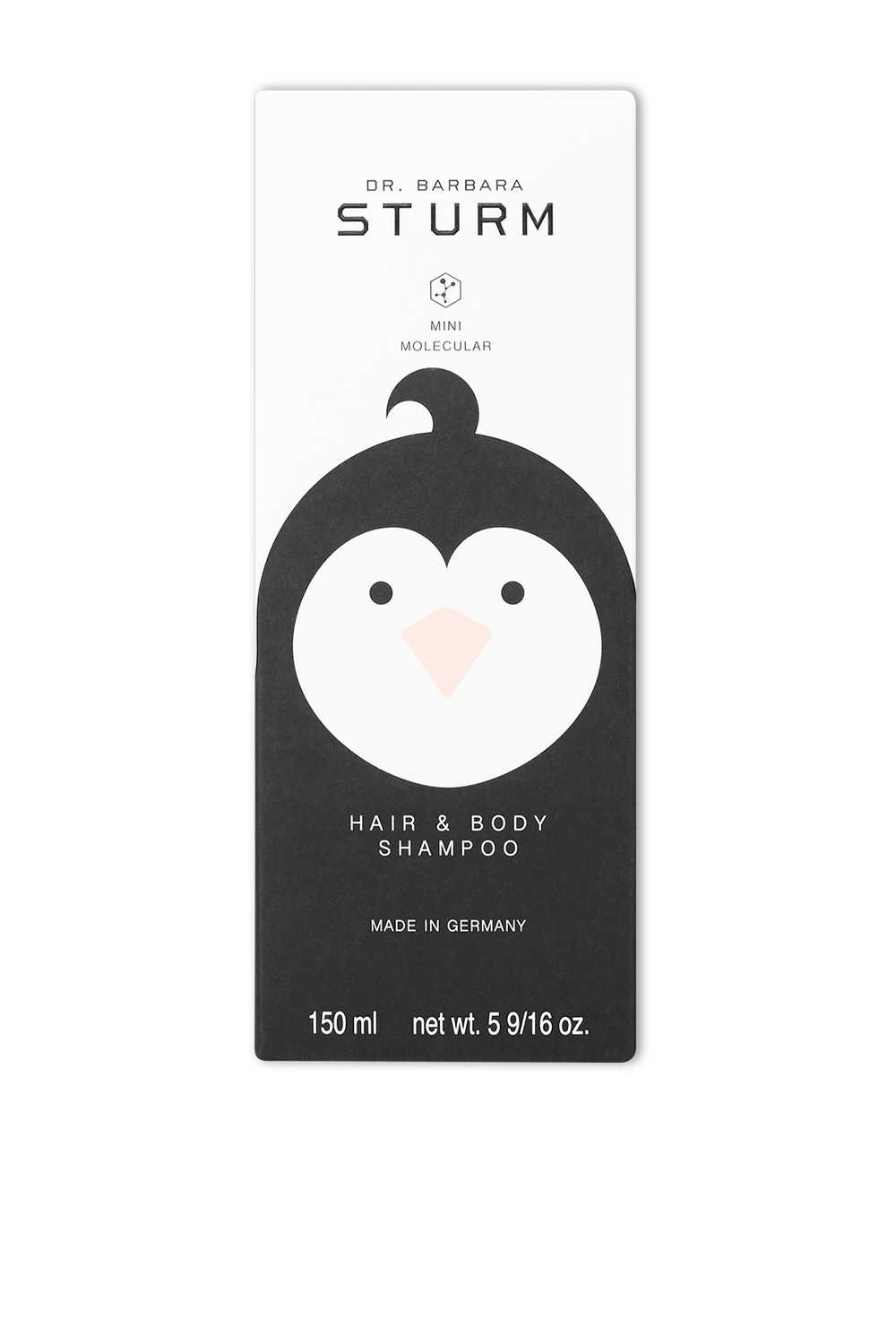 תמונה אחורית של שמפו לגוף ולשיער לילדים ולתינוקות 150 מ\"ל