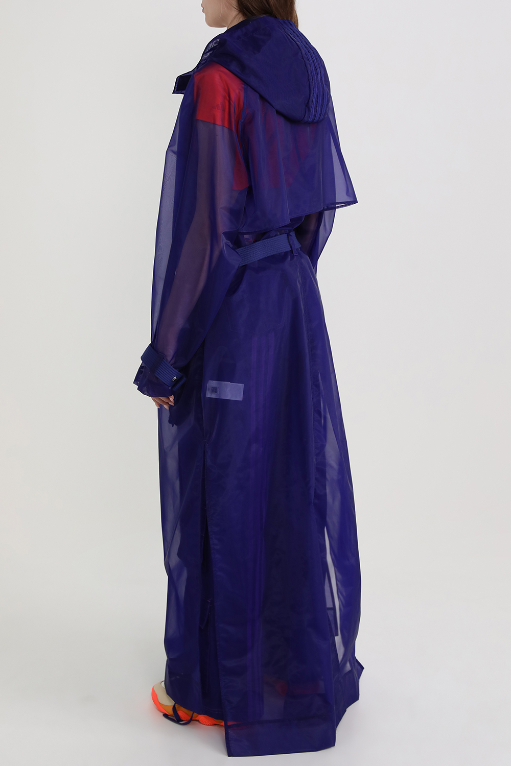 תמונת דוגמן אחורית של אדידס X אייבי פארק מעייל ניילון ארוך