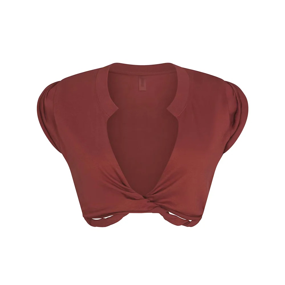 תמונה קידמית של PLUNGE TWIST TOP