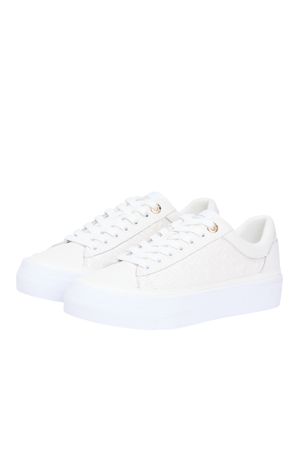 תמונת פנים של נעלי סניקרס פלטפורמה