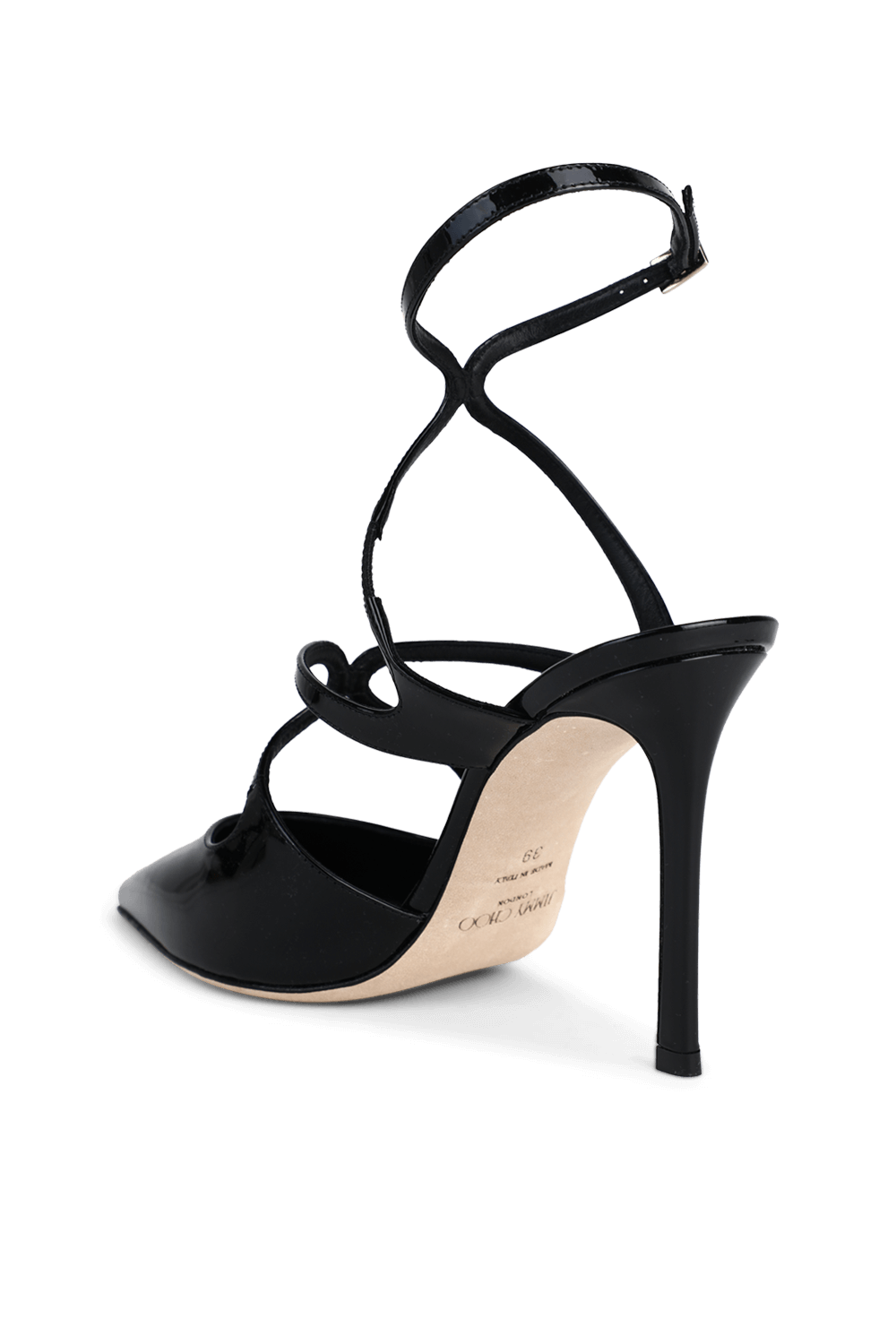 תמונה אחורית של נעלי עקב אזיה