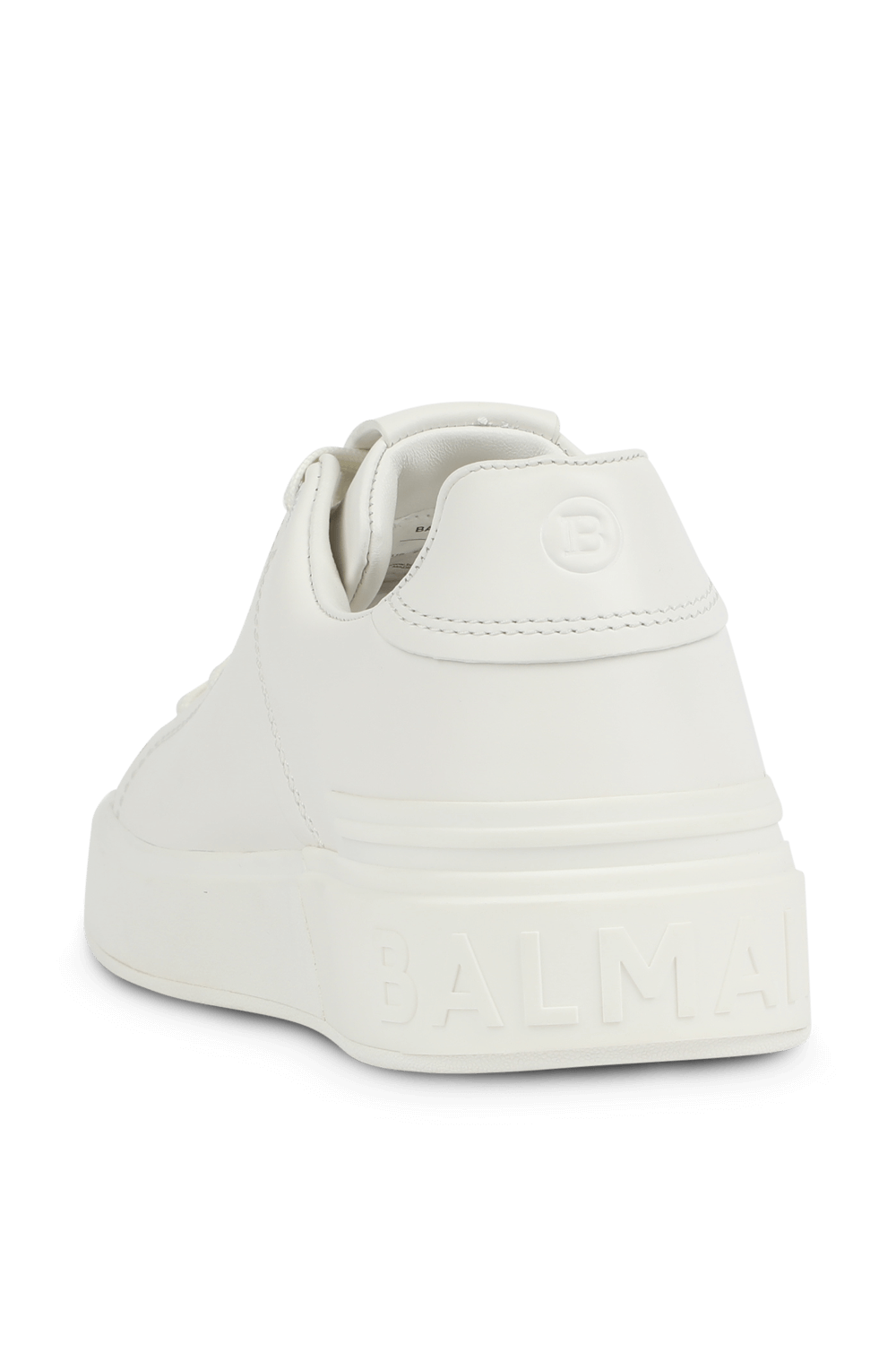תמונה אחורית של B-Court Sneakers in White Leather