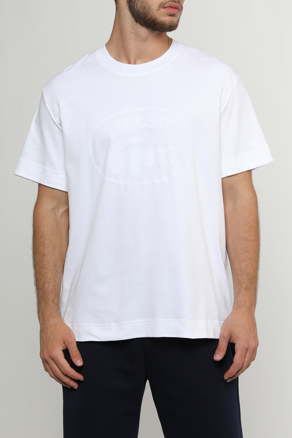 תמונת דוגמן קידמית של חולצת טי מכותנה