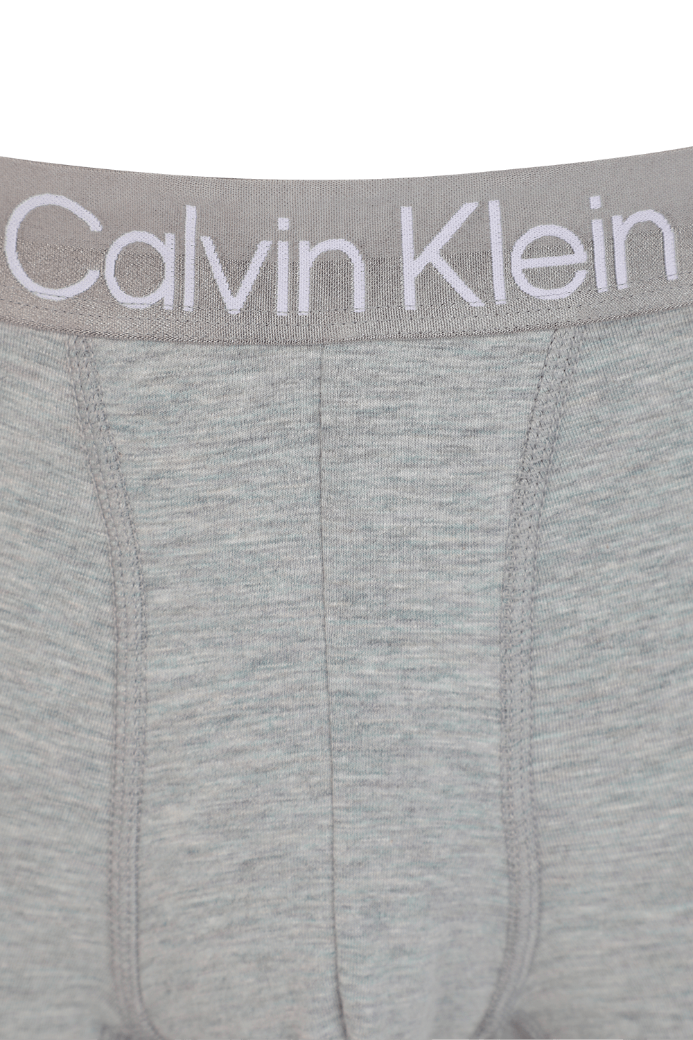 מארז שלישיית תחתוני בוקסר עם רצועה ממותגת בגווני שחור לבן ואפור CALVIN KLEIN