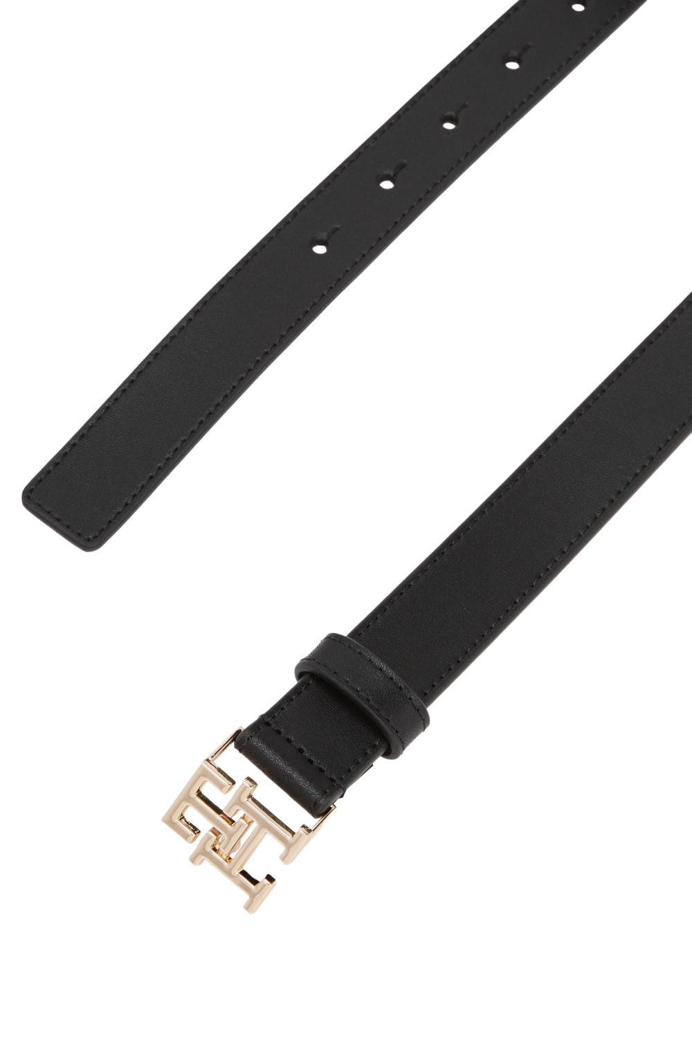 תמונה אחורית של חגורת עור