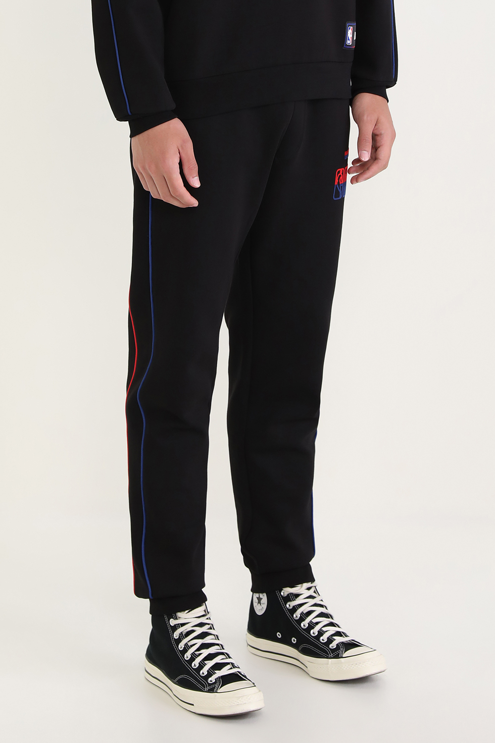 תמונת דוגמן קידמית של בוס X אן בי איי מכנסי טרנינג ארוכים