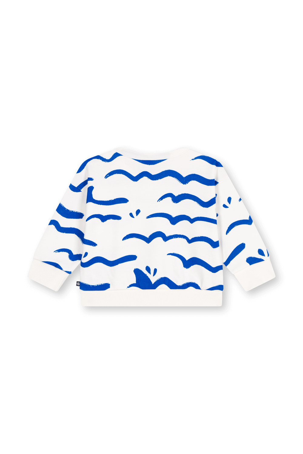 תמונה אחורית של סווטשירט קפוצ'ון - גילאי 18-36 חודשים