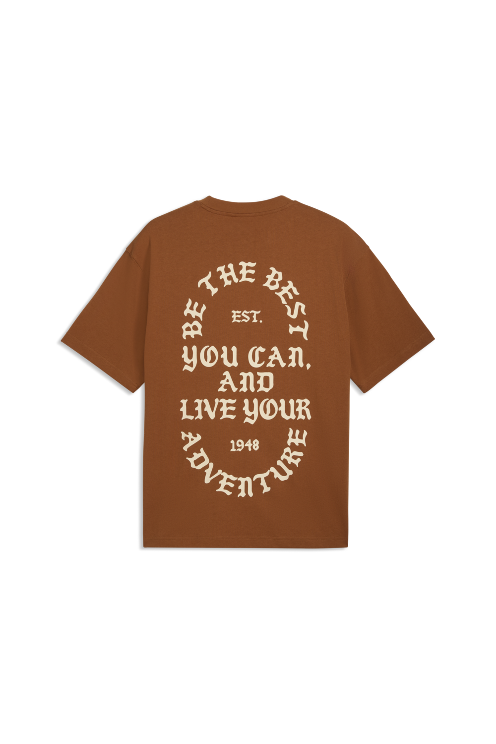 תמונה אחורית של חולצת טי בגזרה ישרה