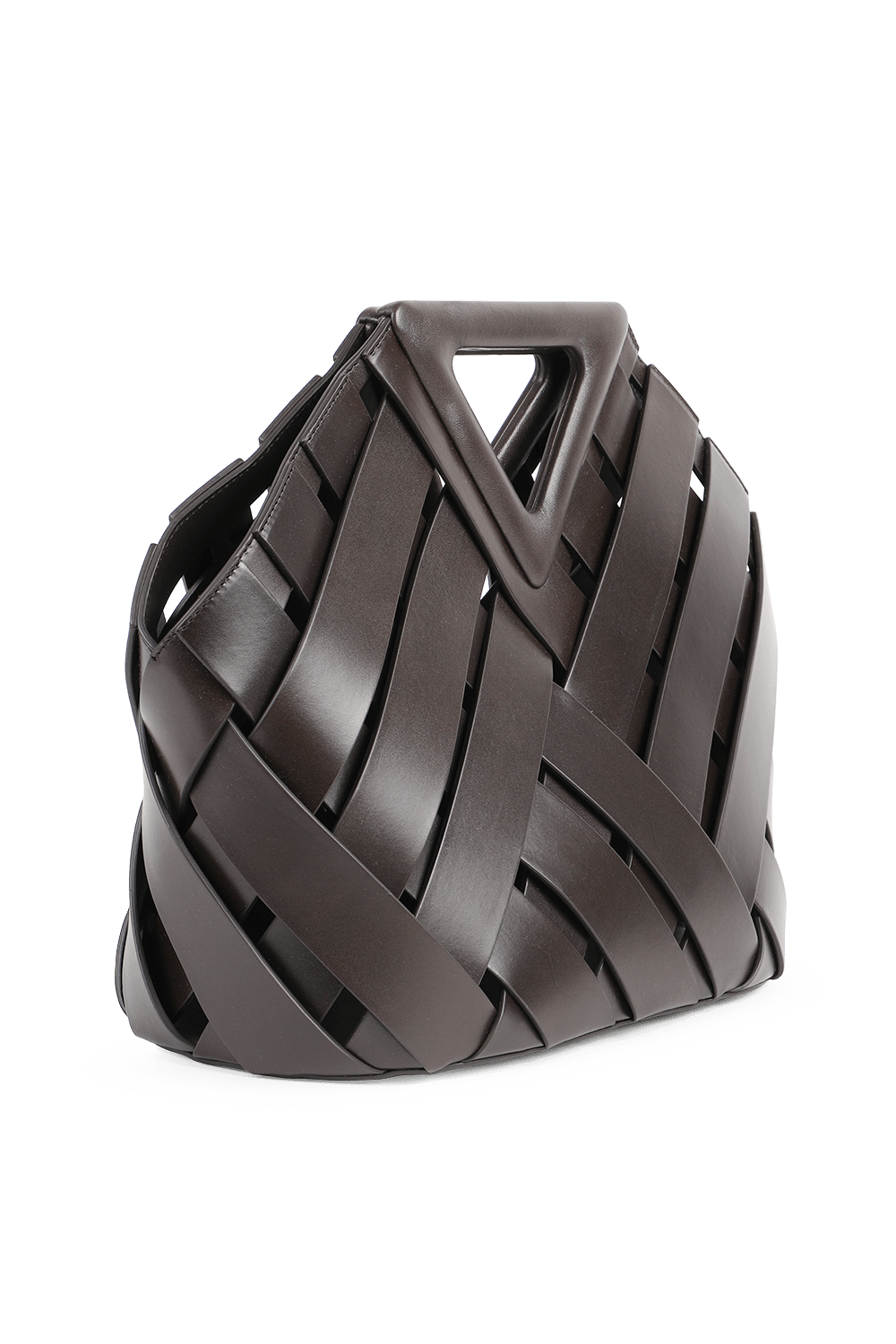 תיק משלוש מעור בצבע שחור image number null BOTTEGA VENETA