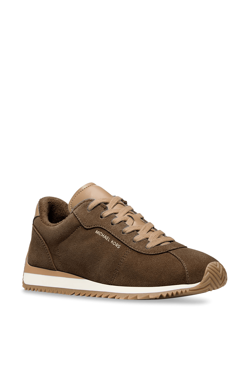 תמונת פנים של נעלי סניקרס זמש