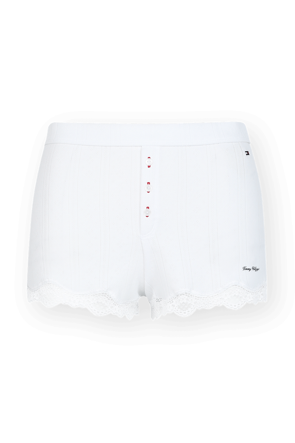 Lace Shorts in White TOMMY HILFIGER
