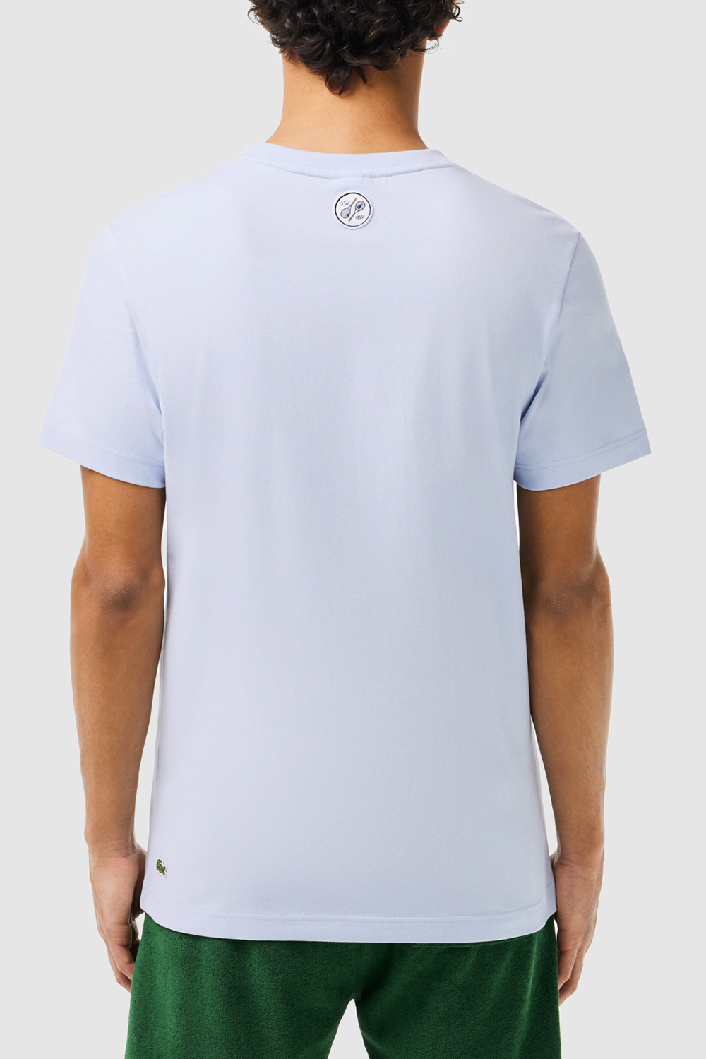 תמונת דוגמן אחורית של לקוסט X רולאן גארוס חולצת טי