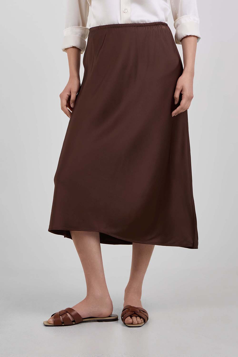 תמונת דוגמן קידמית של חצאית מקסי