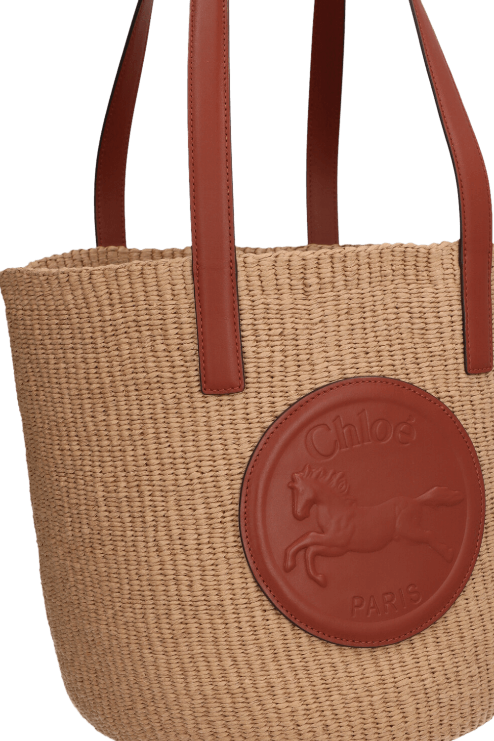 תמונת תקריב של תיק סל גדול