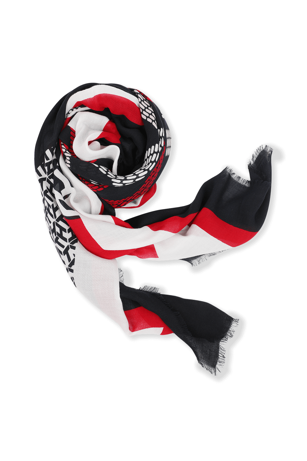 Monogram Scraf in Multicolor image number null TOMMY HILFIGER