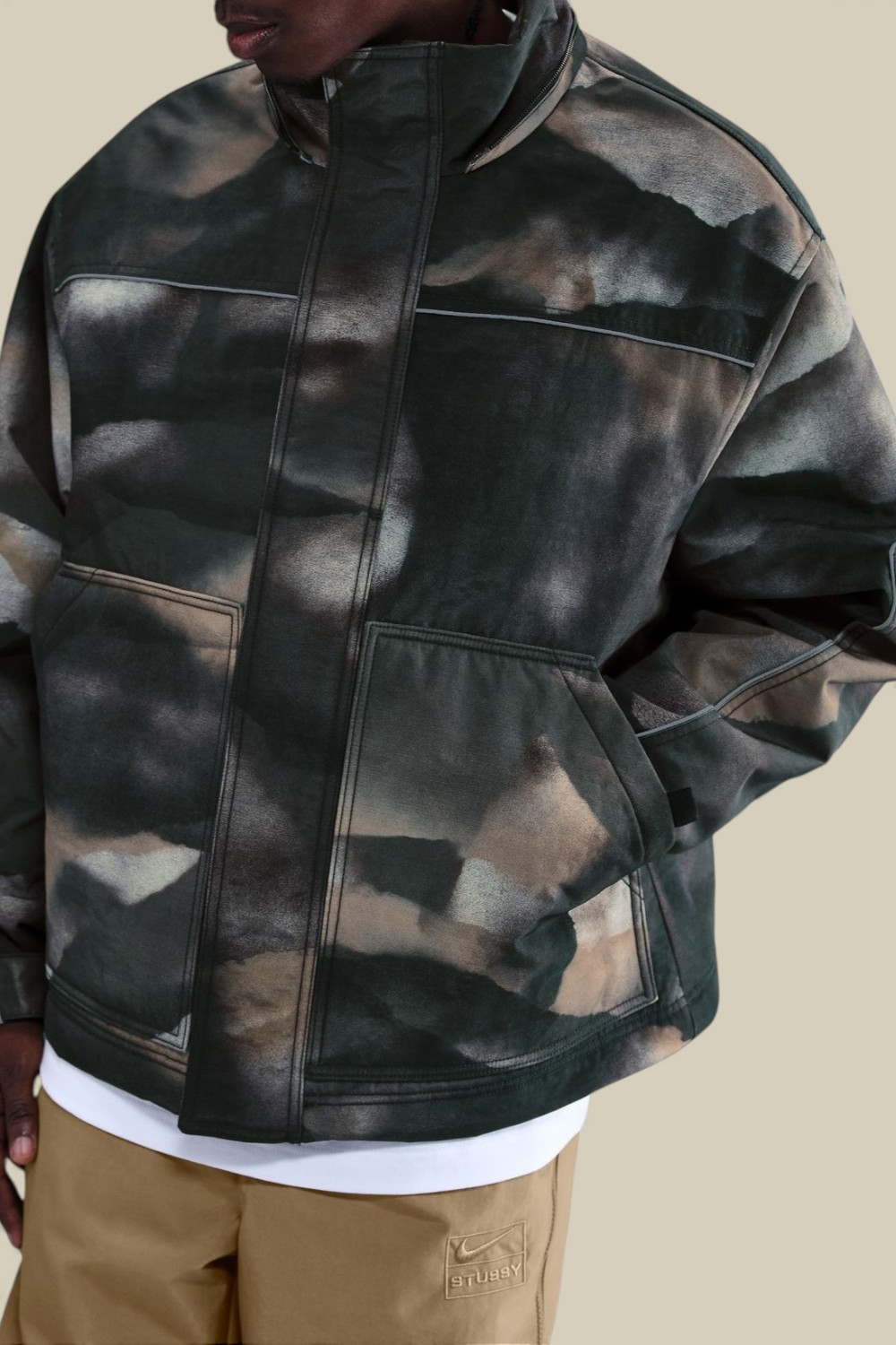 תמונת דוגמן קידמית של נייקי X סטוסי ז'קט