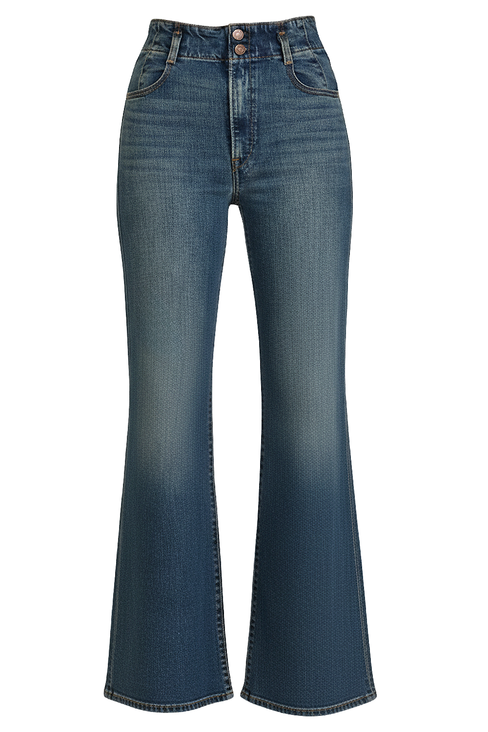 תמונה קידמית של מכנסי ג'ינס ריבקייג'