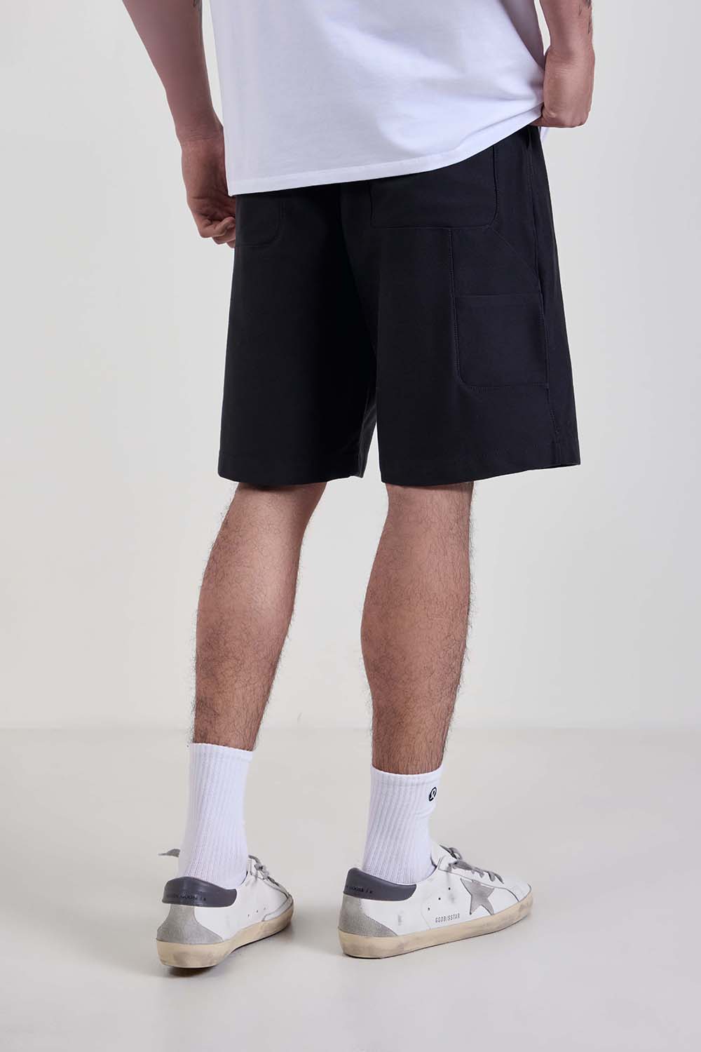 תמונת דוגמן אחורית של Utilitech Twill Carpenter Short 9''