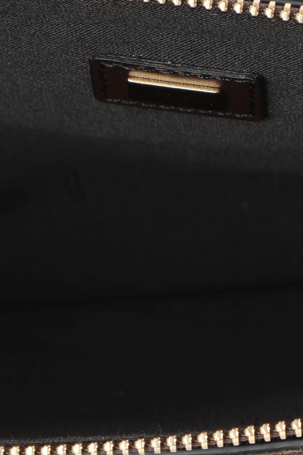 תמונת פנים של Suede Clutch Bag in Brown