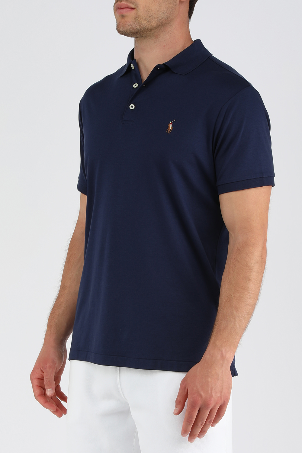 Slim Fit Polo Shirt in Navy POLO RALPH LAUREN