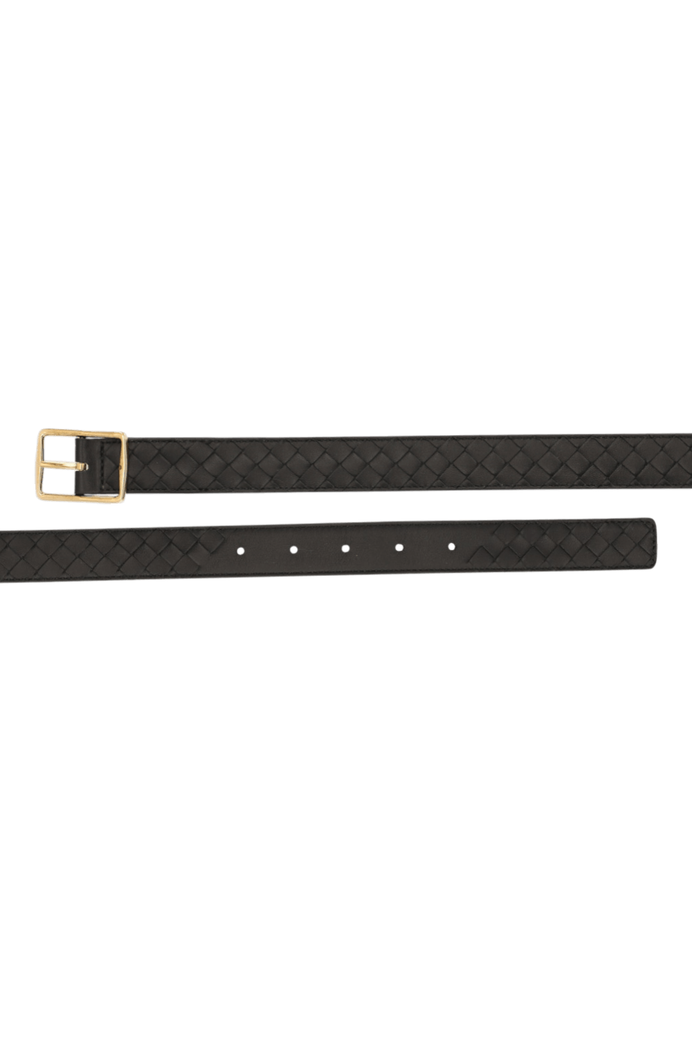 תמונה אחורית של חגורת עור