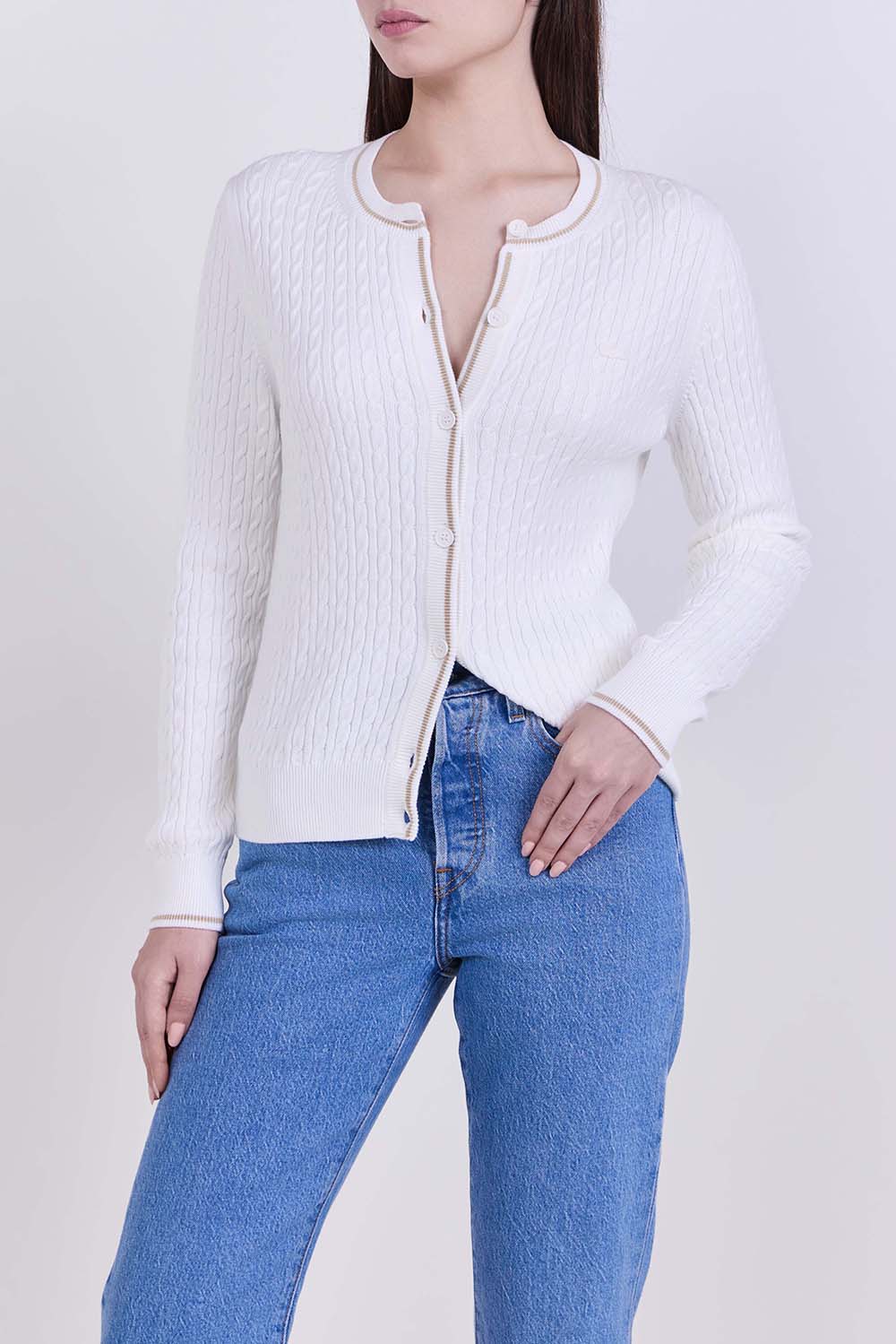 תמונת דוגמן קידמית של סריג צמר