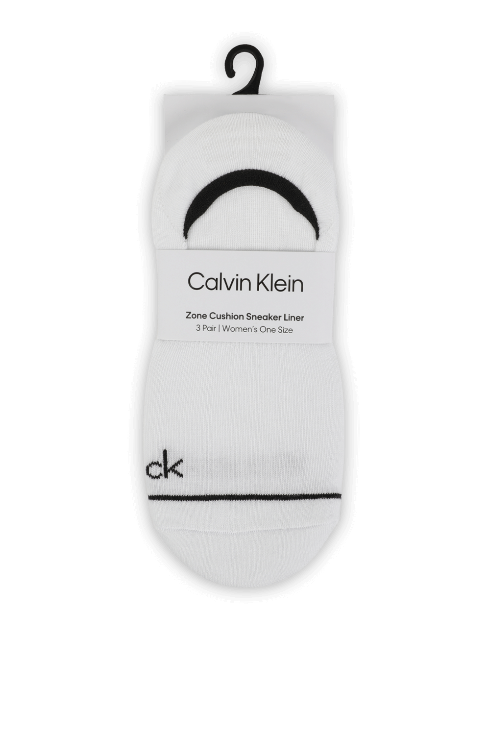 3Pack Logo Socks in White CALVIN KLEIN
