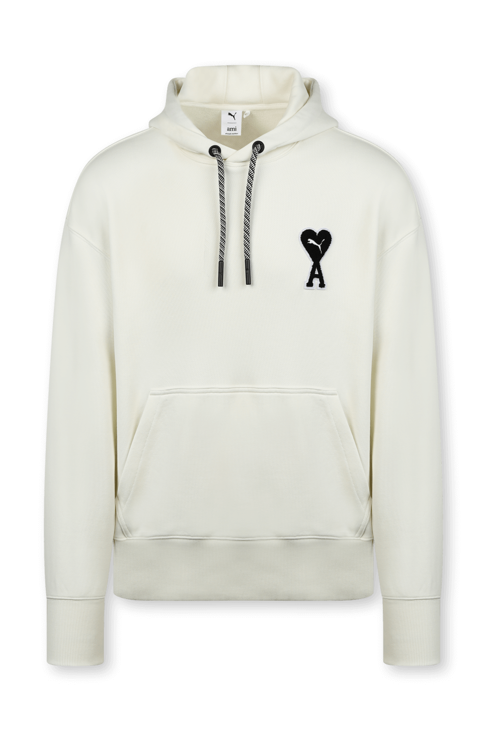 תמונה קידמית של פומה X אמי סווטשירט קפוצ'ון