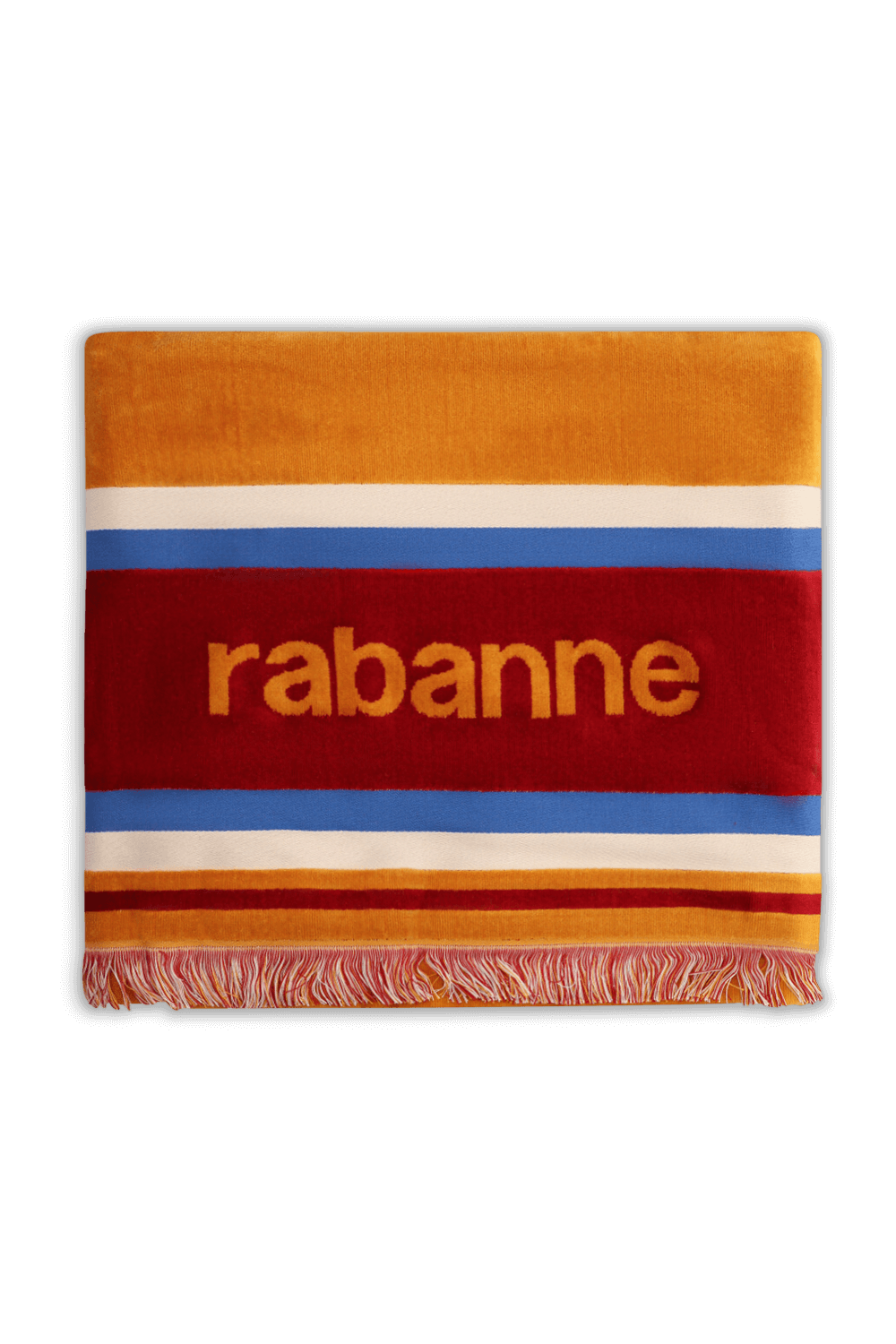 תמונה קידמית של מגבת חוף