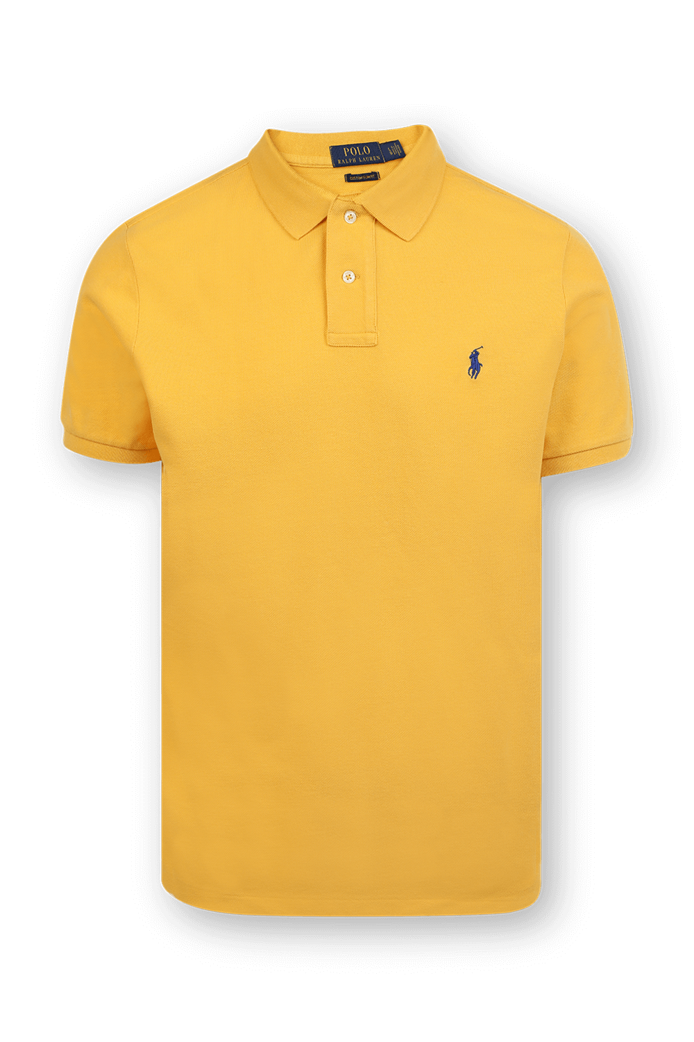 Short Sleeve 2 Buttons Polo Shirt in Yellow POLO RALPH LAUREN
