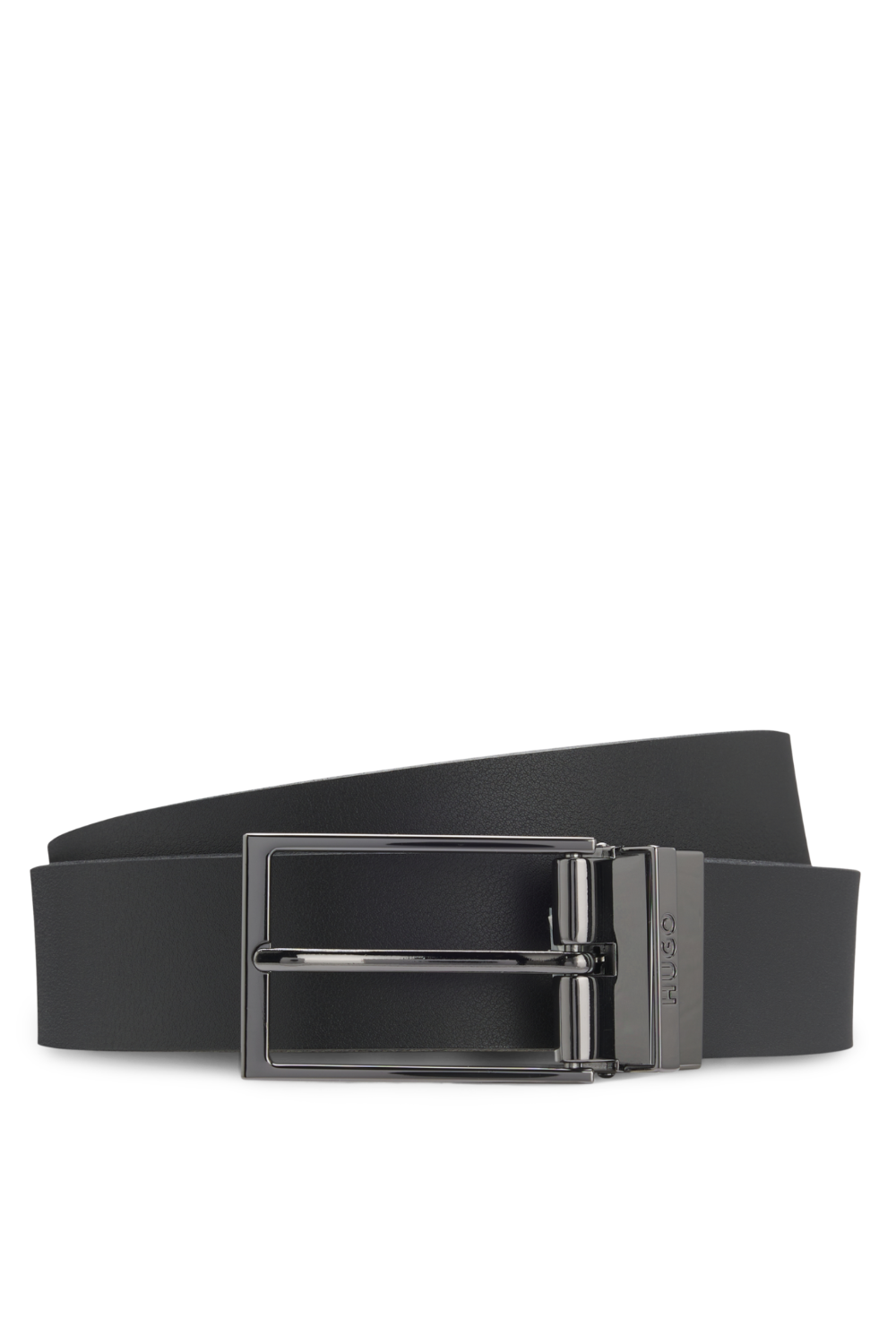 תמונה קידמית של חגורת עור