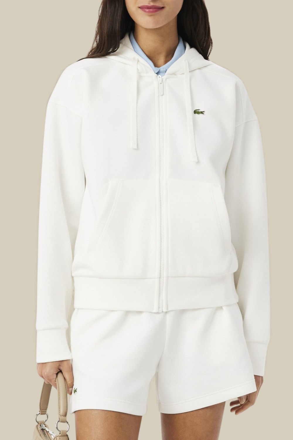 תמונת דוגמן קידמית של סווטשירט קפוצ'ון