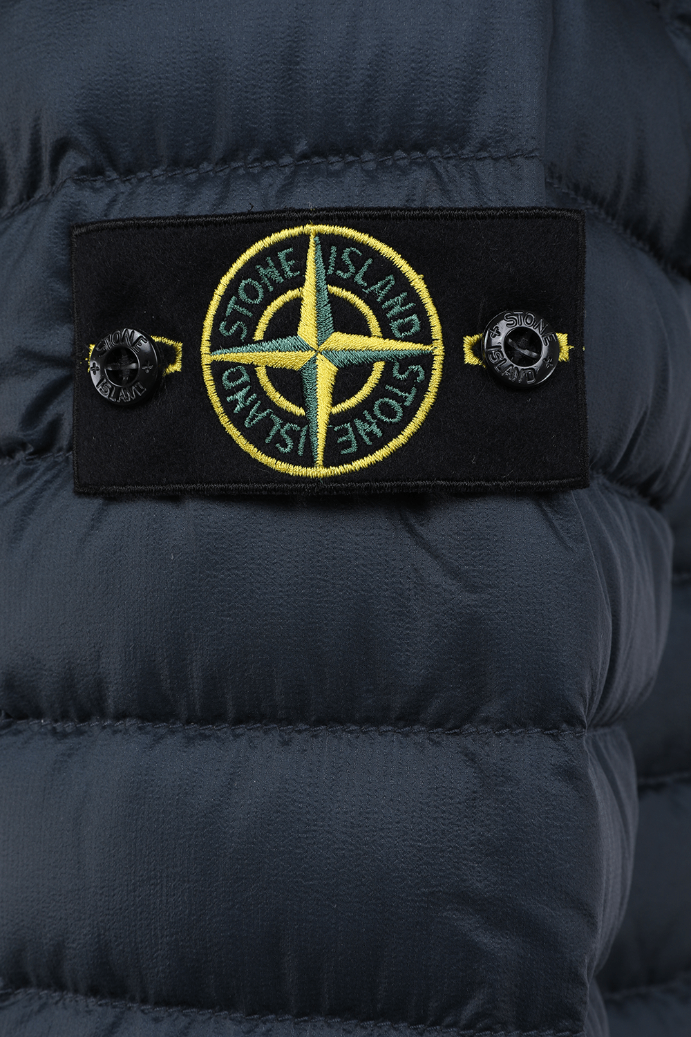 תמונה אחורית של מעיל ריל דאון קפוצ'ון כחול