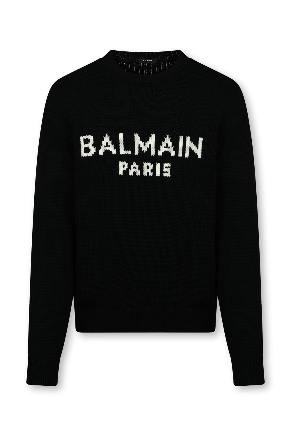 תמונה קידמית של סוודר מרינו עם לוגו רקום מצמר