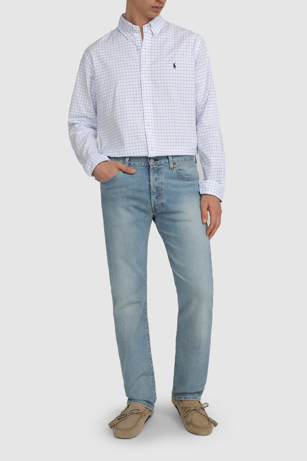 תמונת דוגמן קידמית של נעלי מוקסינים