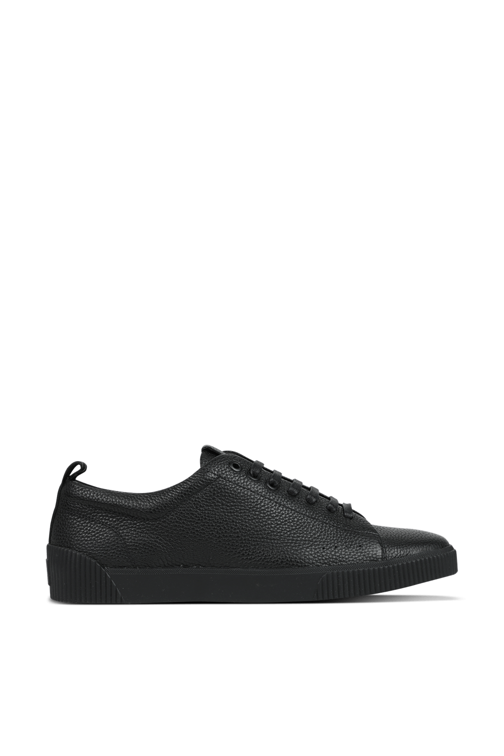 Zero Tenn Leather Sneakers in Black HUGO