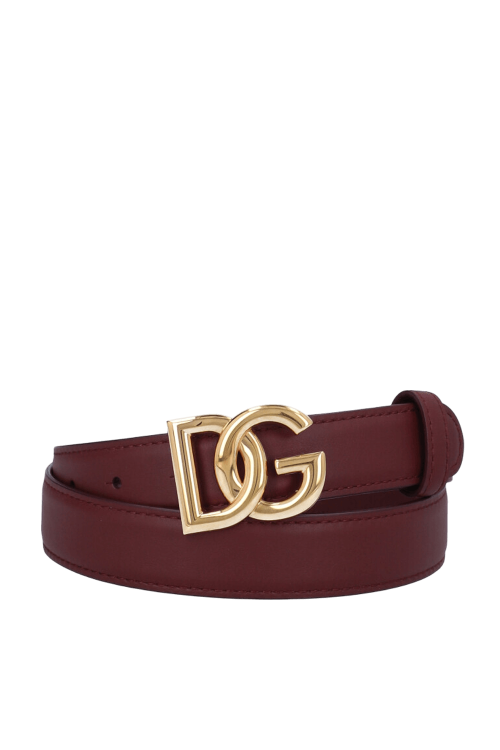 תמונה קידמית של חגורת עור