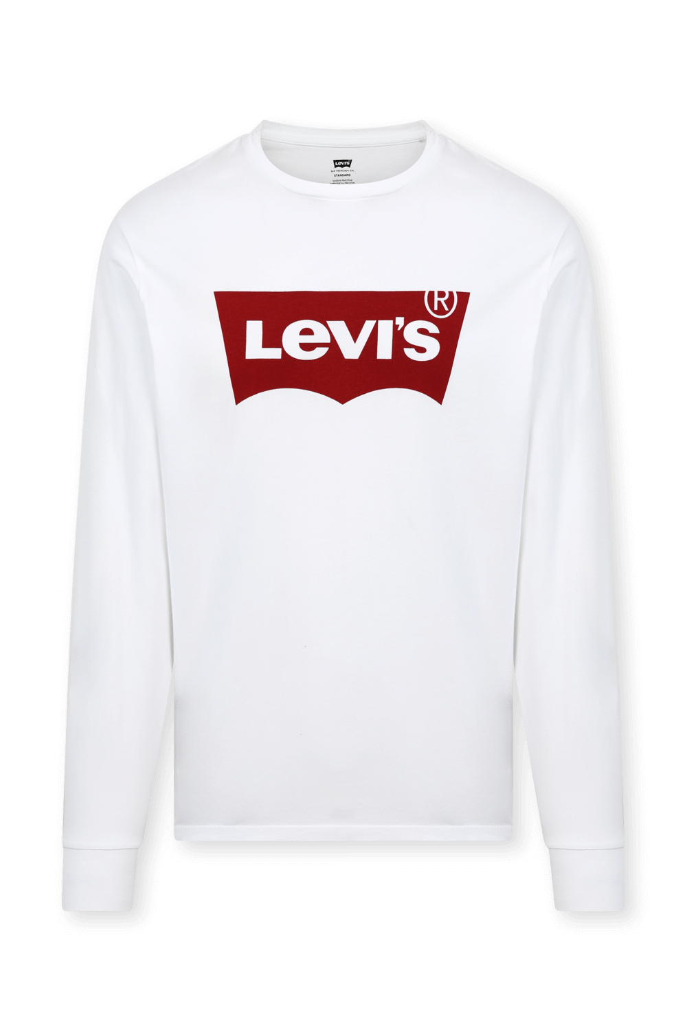 חולצה ארוכה לבנה עם לוגו באטווינג LEVI`S