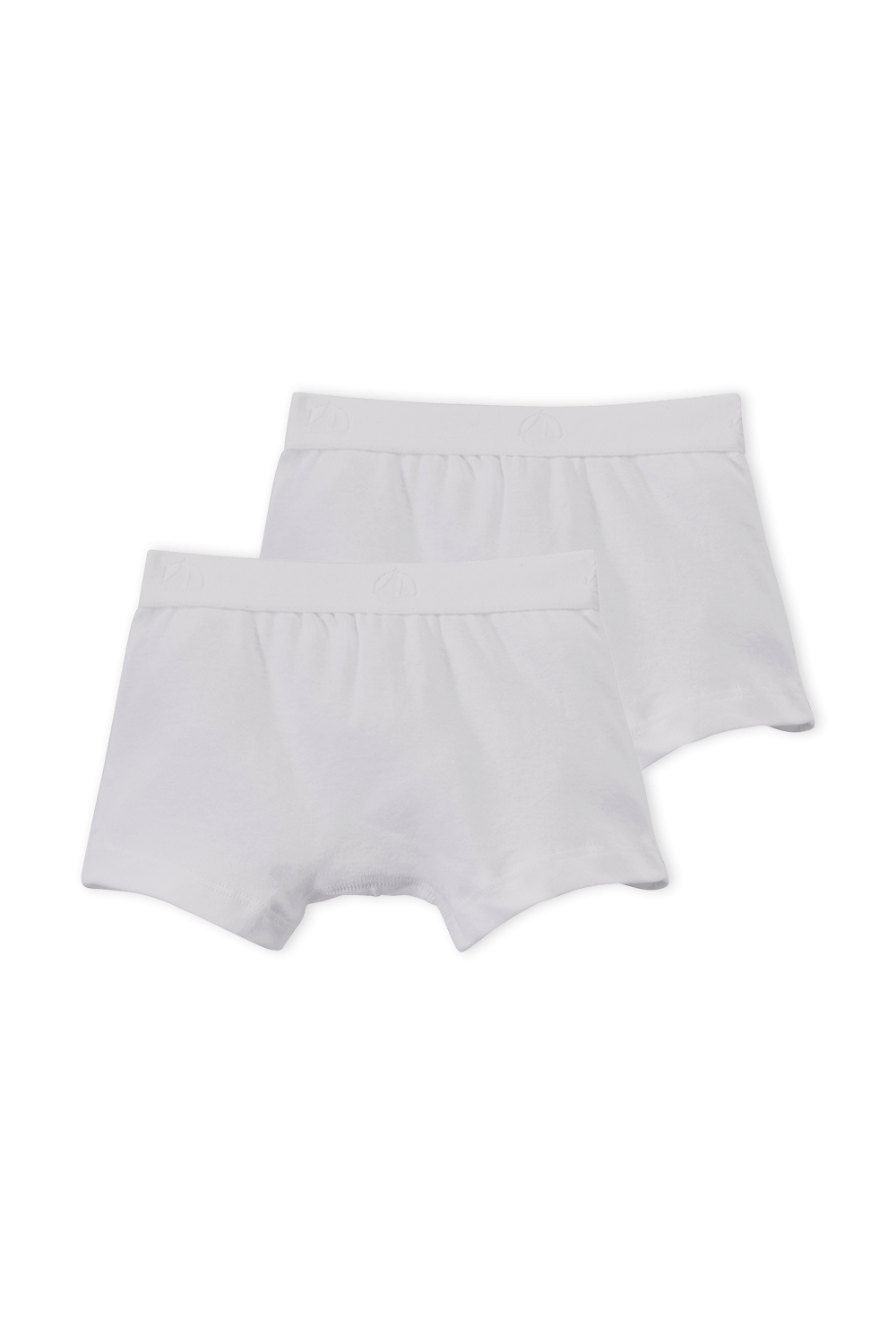 תמונה אחורית של גילאי 2-8 מארז שני תחתונים בוקסר בלבן