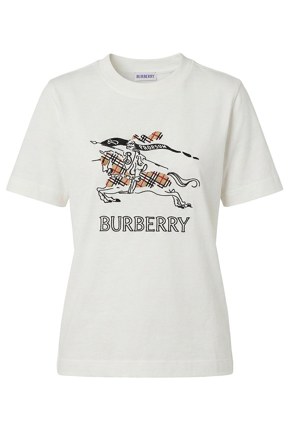 תמונה קידמית של חולצת טי עם רקמת אביר