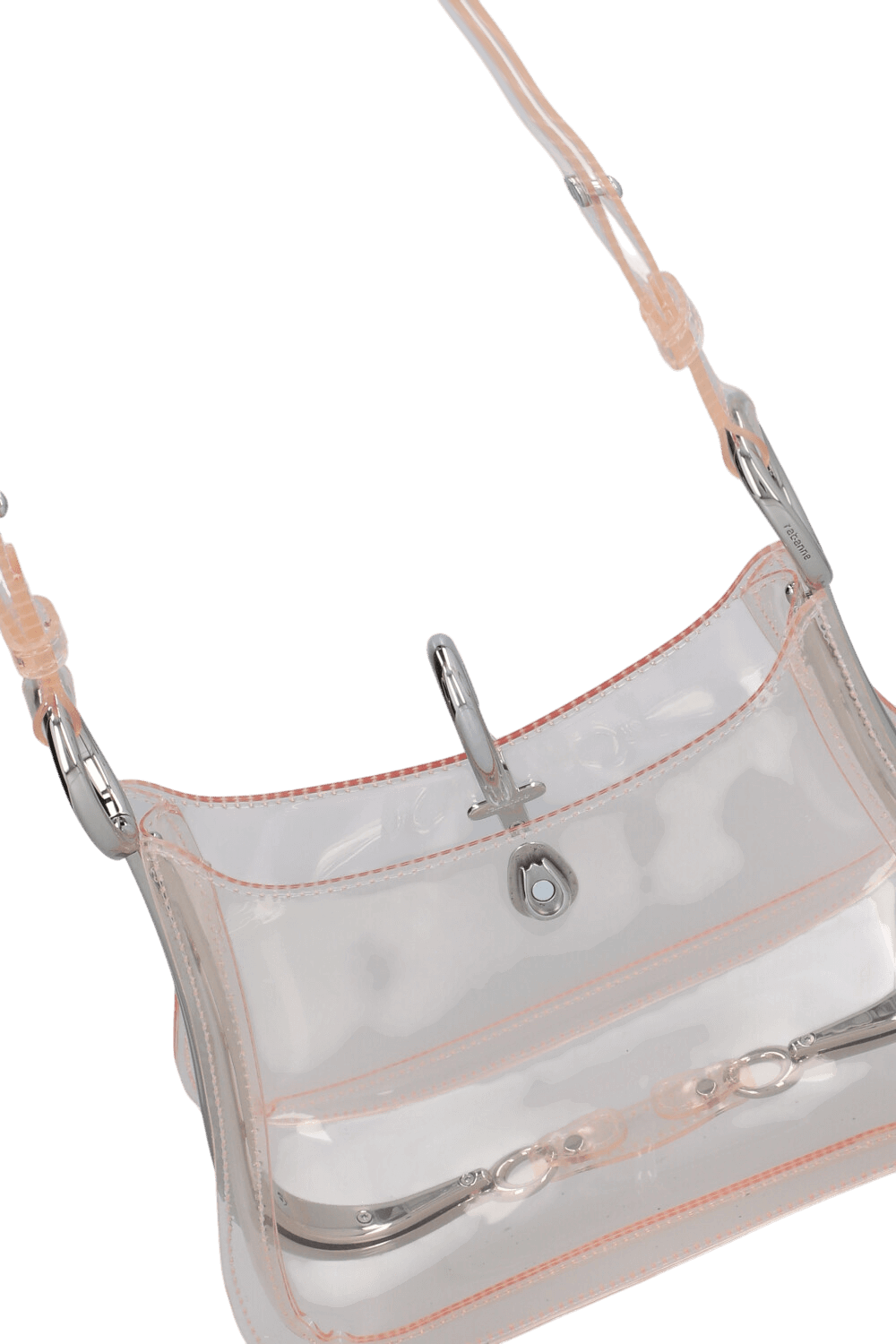 תמונת פנים של תיק כתף שקוף