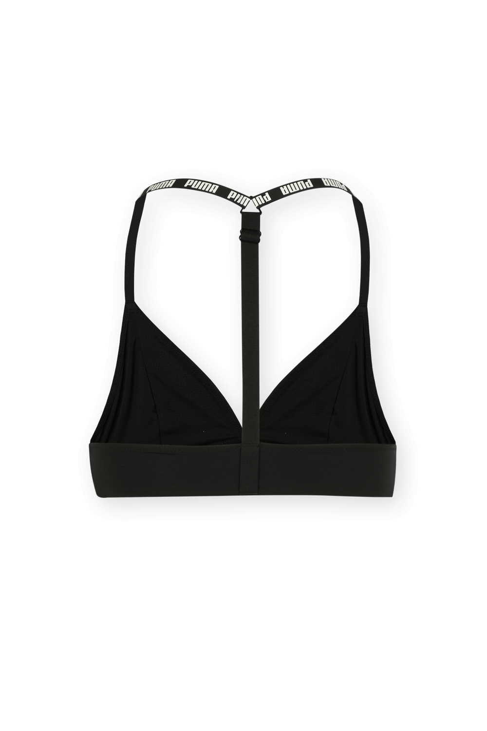 תמונה אחורית של Triangle Bralettr in Black
