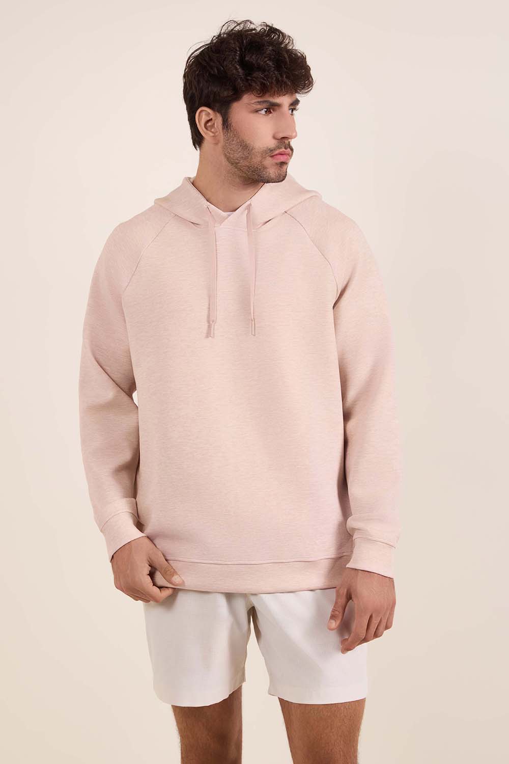 תמונת דוגמן קידמית של Smooth Spacer Pullover Hoodie