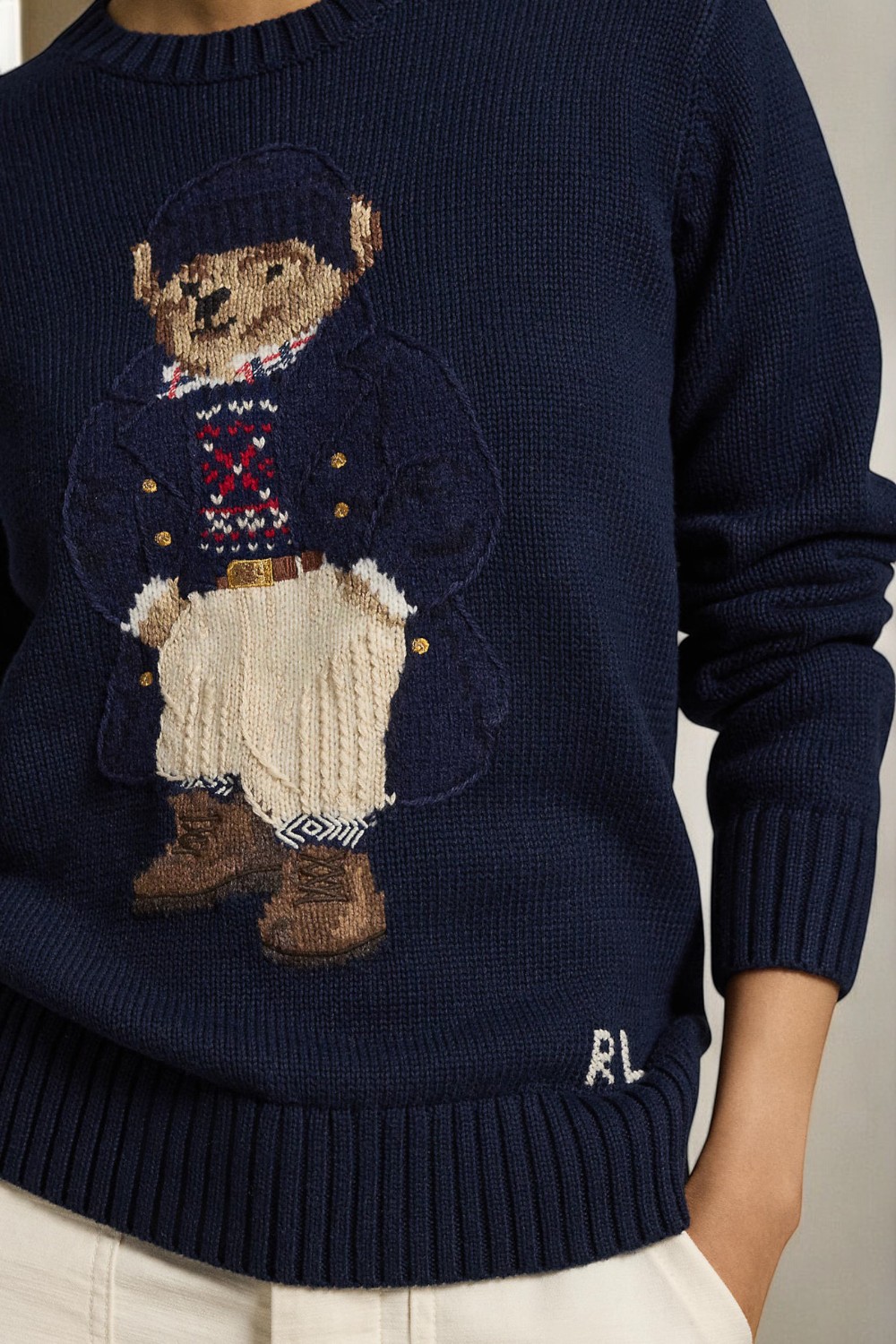 תמונת תקריב דוגמן של סריג דובי