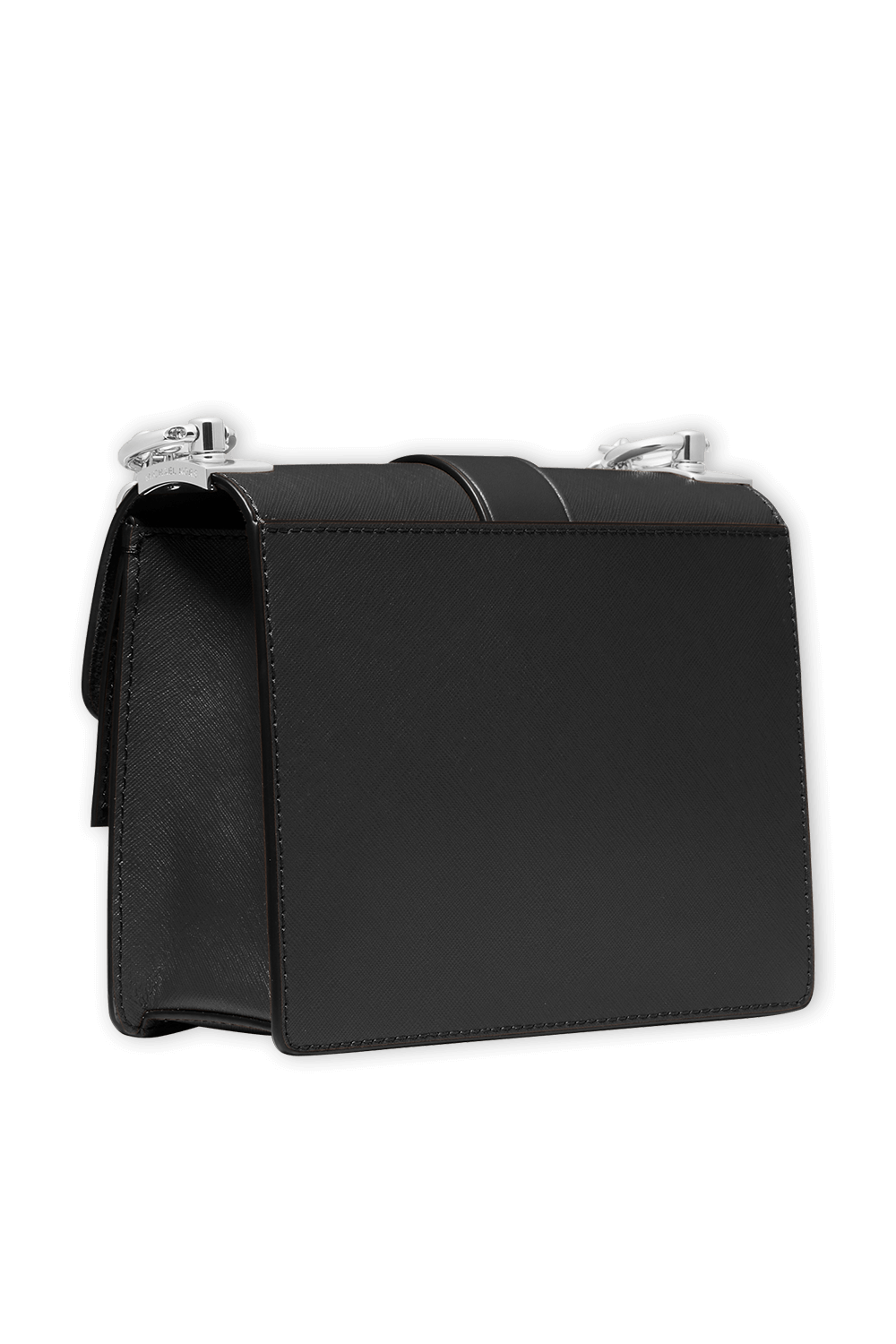 תמונה אחורית של תיק קרוס פאפיאנו מעור שחור