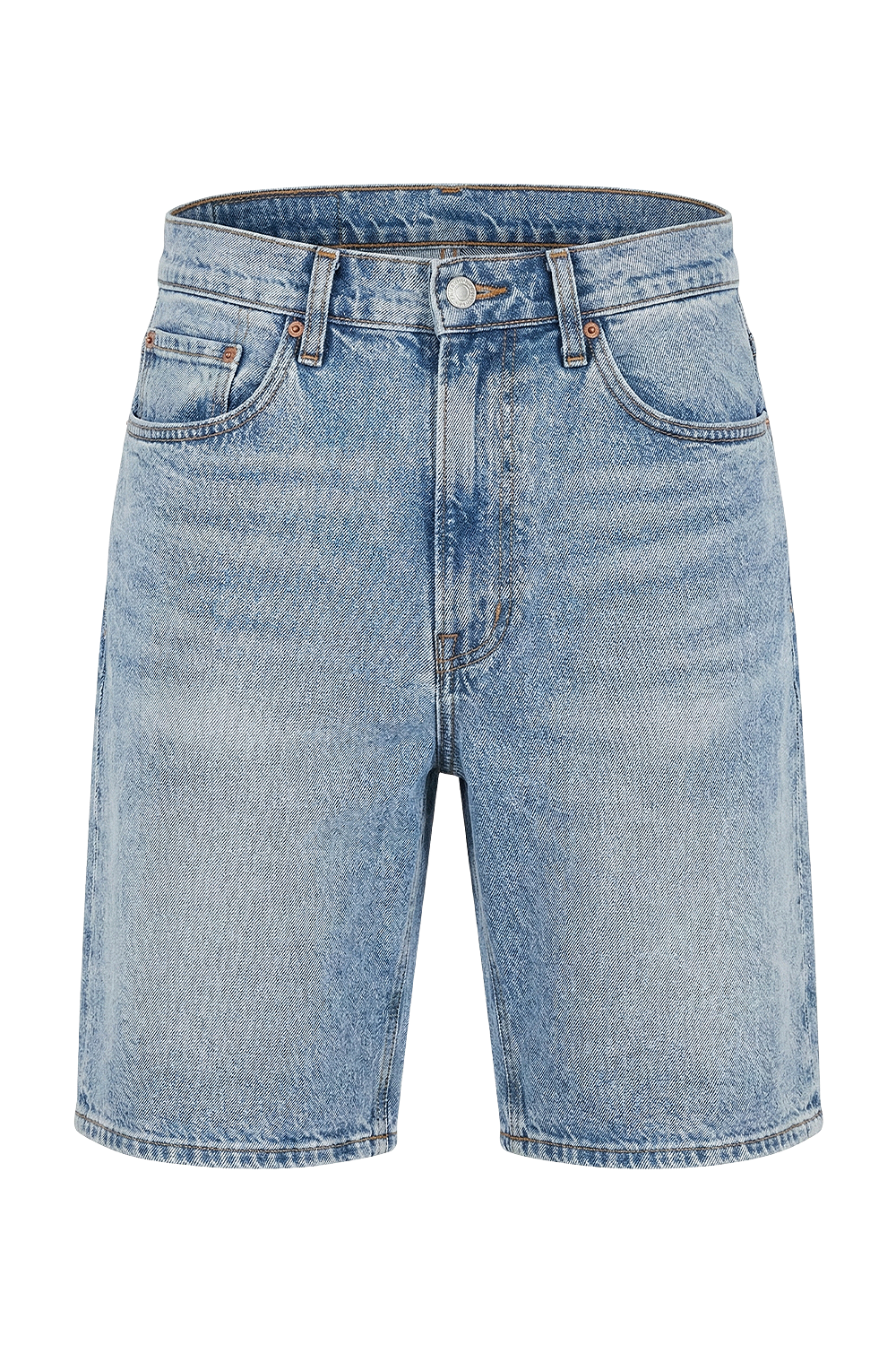 תמונה קידמית של מכנסי ג'ינס קצרים 468