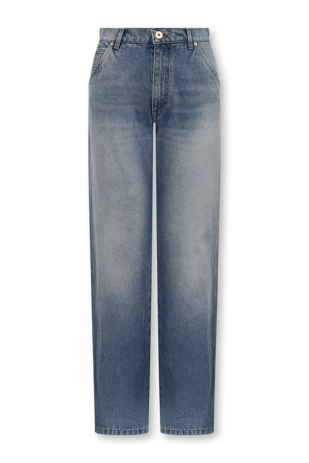 מכנסי ג'ינס בגזרה רחבה BALMAIN