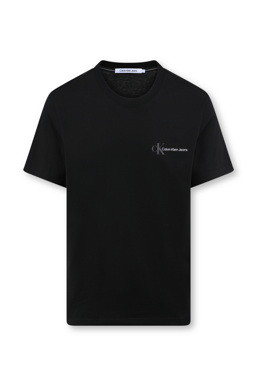 תמונה קידמית של חולצת טי שחורה עם לוגו בגב