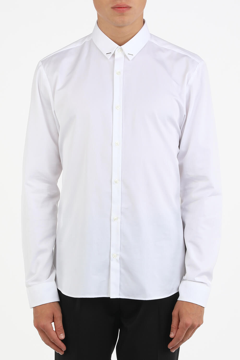 תמונת דוגמן קידמית של Extra Slim Fit White Shirt