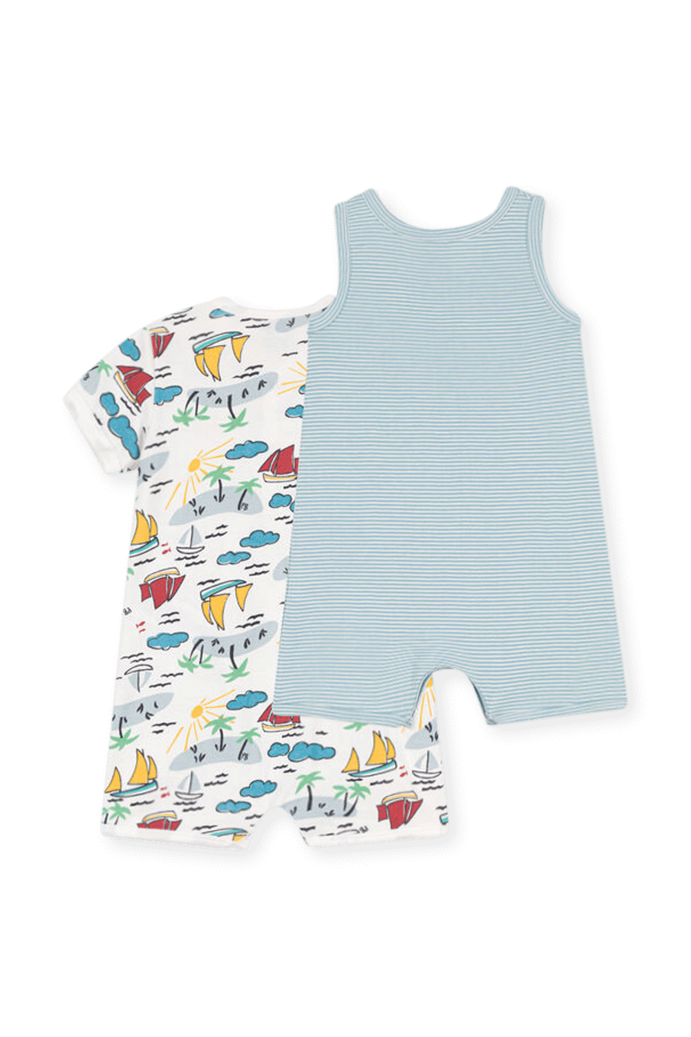 תמונה אחורית של מארז שני אוברולים - גילאי 3-24 חודשים